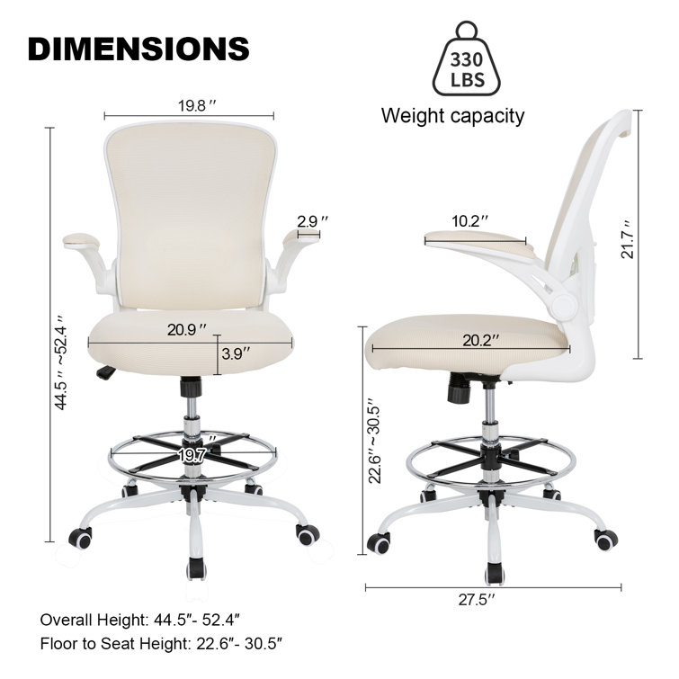 Laura best sale drafting chair